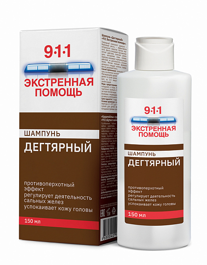 Шампунь «Дегтярный» «911 Экстренная помощь»