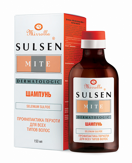 Шампунь «Mirrolla Sulsen Mite»® - профилактика перхоти
