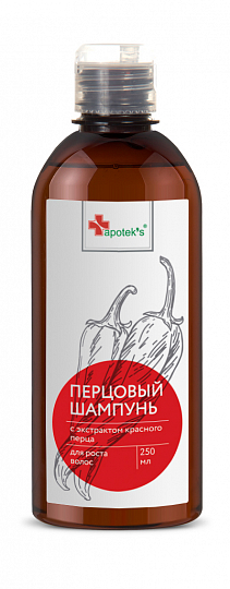 Перцовый шампунь для роста волос «Apotek`s»®