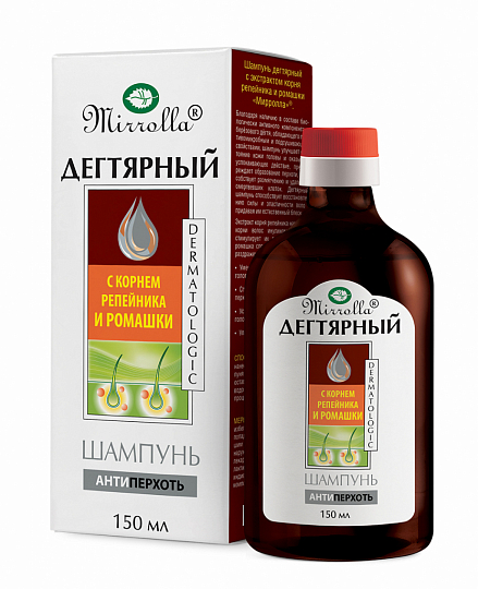 牛Tar和洋甘菊根提取物的柏油洗髮水 «米爾羅拉»®