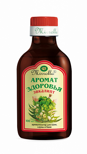 Ароматизатор для ванн, сауны и бани «Аромат здоровья» - «Эвкалипт» «Мирролла» ®