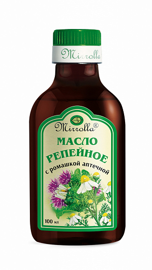 Репейное масло с ромашкой аптечной «Мирролла»®