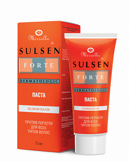 Паста «Mirrolla Sulsen Forte»® - против перхоти